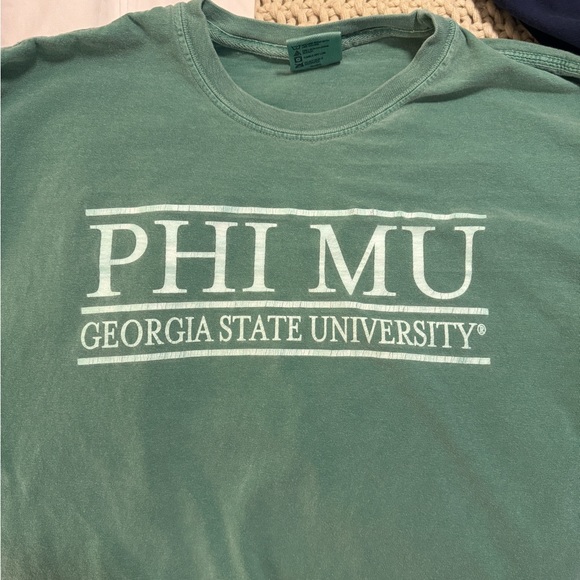 SORORITY TEE - Phi Mu - Long Sleeve - Picture 1 of 4